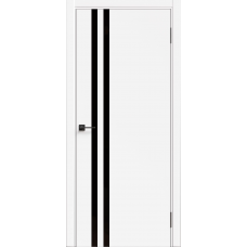 Дверь межкомнатная Дубрава Сибирь Бухта ST МАЯК белая, стекло черное Дверь межкомнатная Дубрава Сибирь Бухта ST МАЯК белая, стекло черное